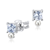 CZ Stud Earrings STS-3201